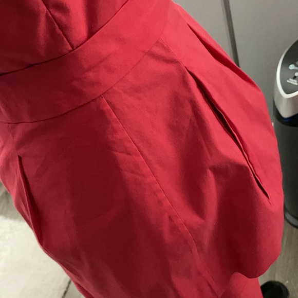 Red Strapless BCBG Max Azria dress - Picture 9 of 16